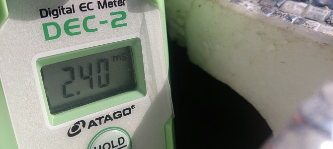 今日のEC値-20141122 今日のEC値-20141122