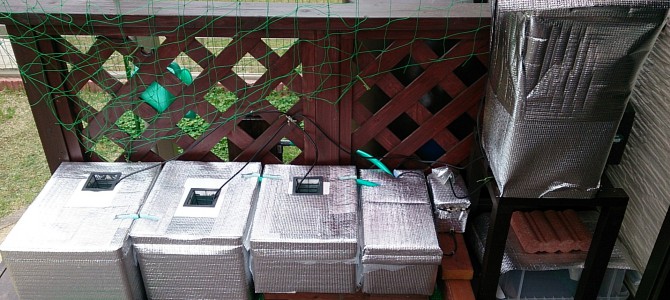 ウッドデッキ用水耕栽培装置製作 ウッドデッキ用水耕栽培装置製作