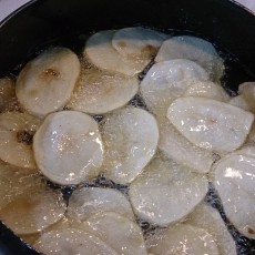 ジャガイモをポテトチップスにしてみた